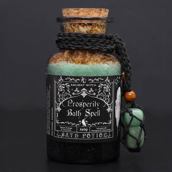 Prosperity Bath Potion & Crystal Talisman