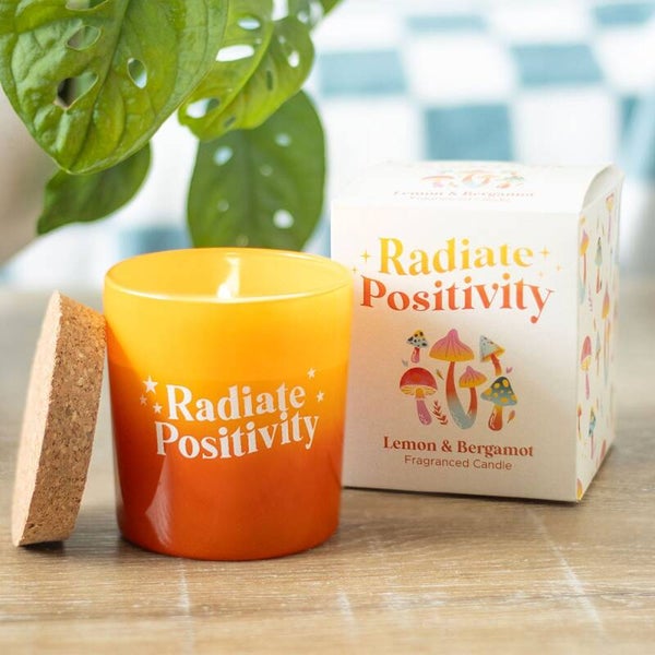 Radiate Positivity - Lemon & Bergamot Scented Candle