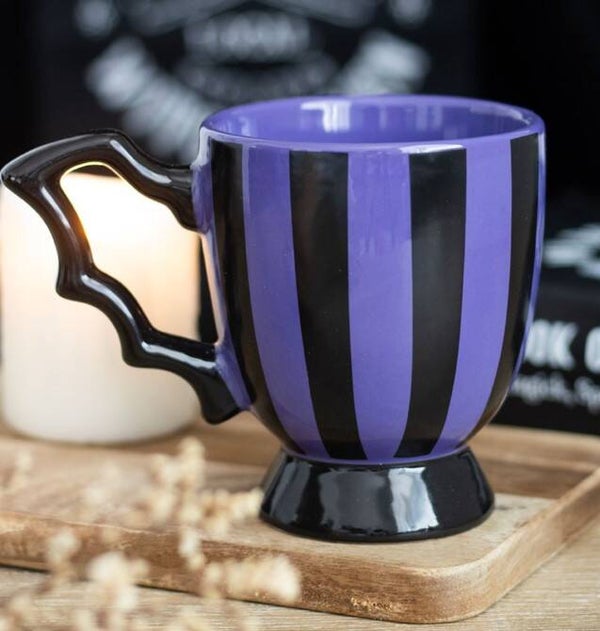 Wednesday-Style Bat Wing Mug