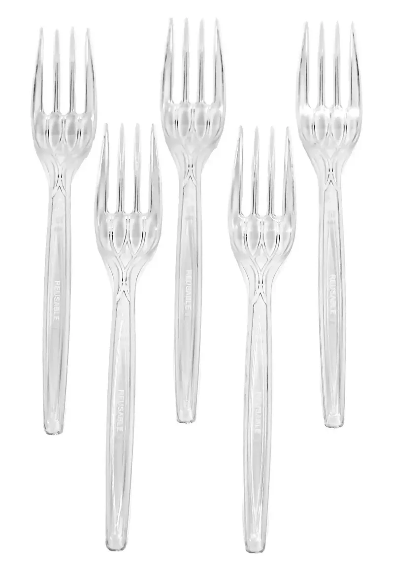 Mehrweggabel -  Transparent 1000 Stk.