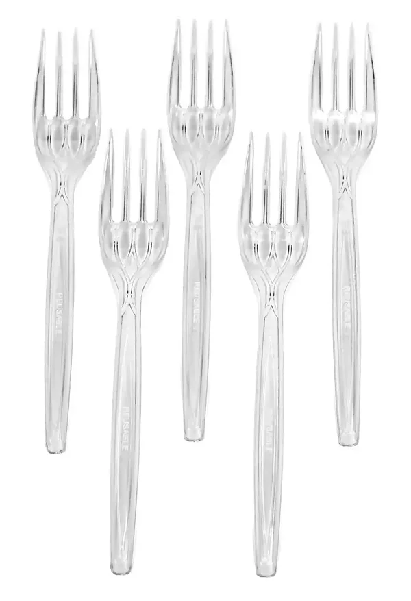 Mehrweggabel -  Transparent 1000 Stk.