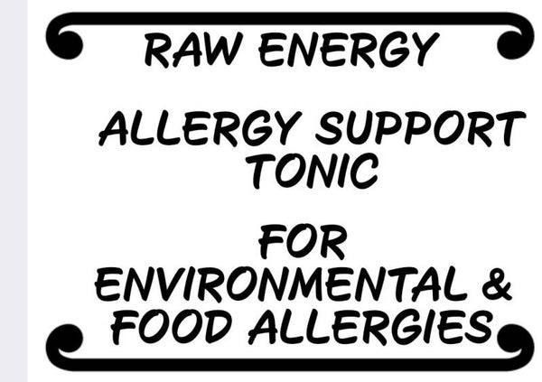 RAW ENERGY ALLERGY SUPPORT