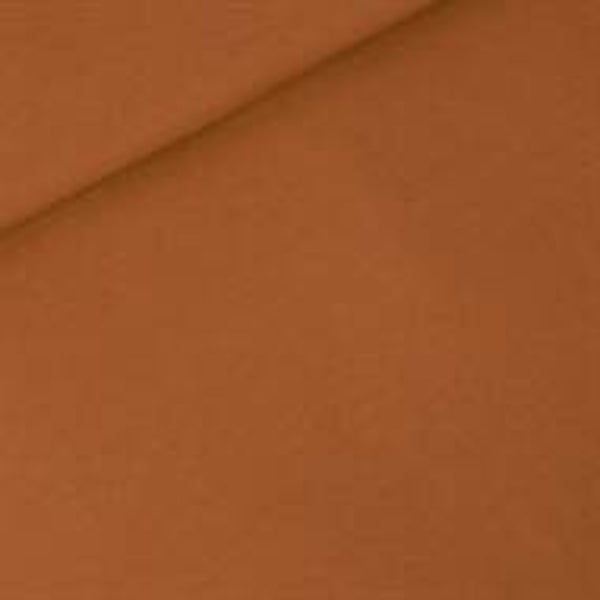 French terry stokstaartbruin