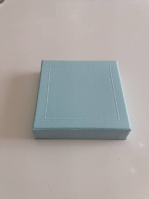 Vierkante doos/blauw