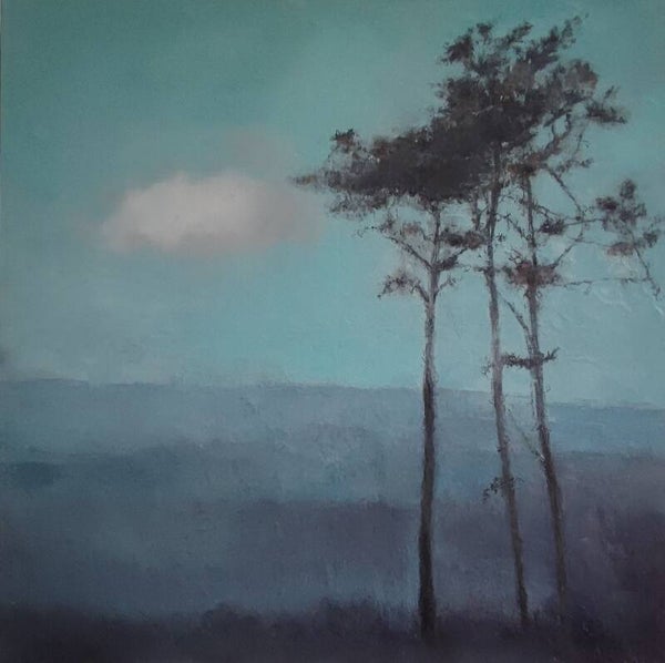 Trois arbres et le nuage