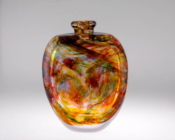 Platte schervenvaas (22cm) van  Michelle Veldman