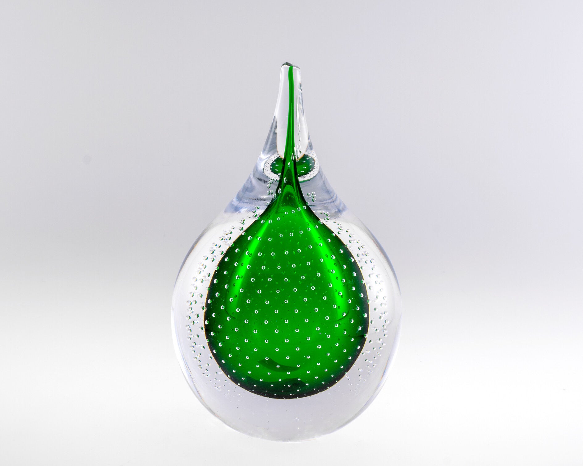 Spijkerdruppel  (15cm) NGM (Nationaal Glas Museum)