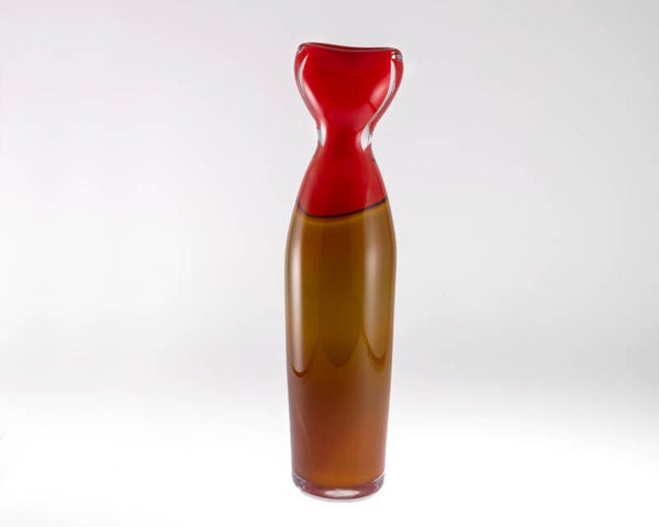 Flesvaasje , duo kleur (26cm) Paul Spannenberg