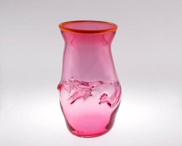 Rose Vaas - transparant (21cm) van Martijn Zadelhoff