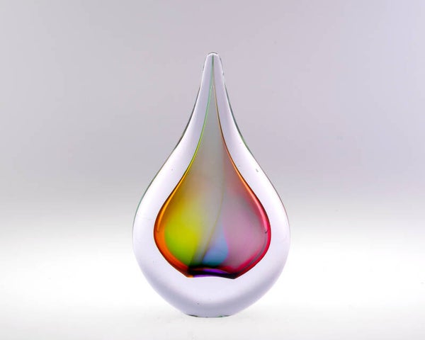 Druppels; driehoekig in diverse kleuren (14cm)