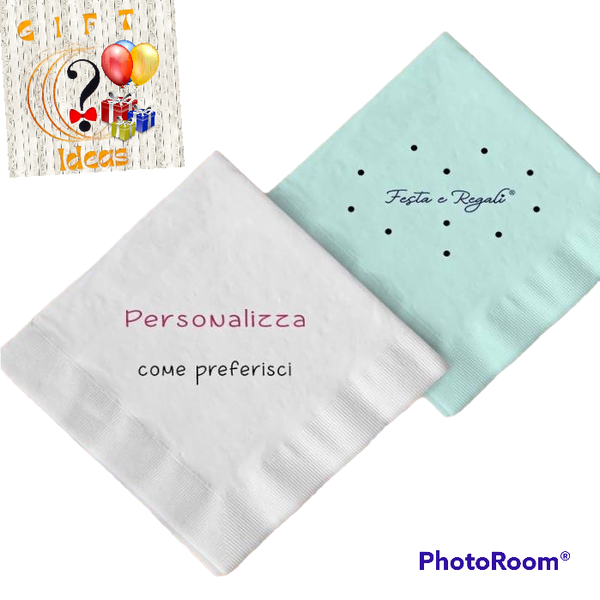 Tovaglioli personalizzabili