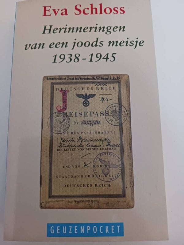Herinneringen van een joods meisje. 1938-1945. Schrijver; Eva Schoss