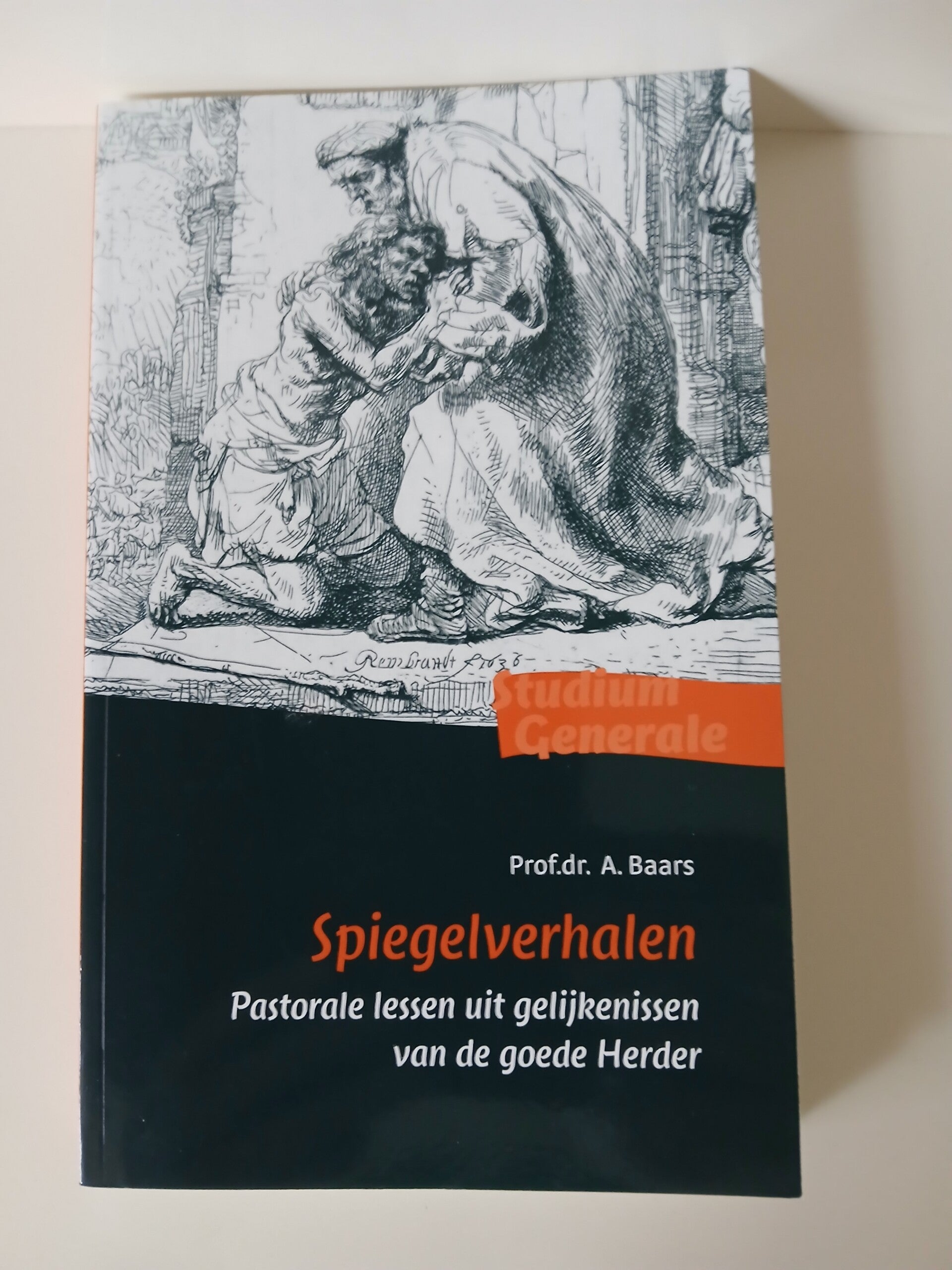 Spiegelverhalen. Pastorale lessen uit gelijkenissen van de goede Herder. Schrijver: Prof. A.Baars