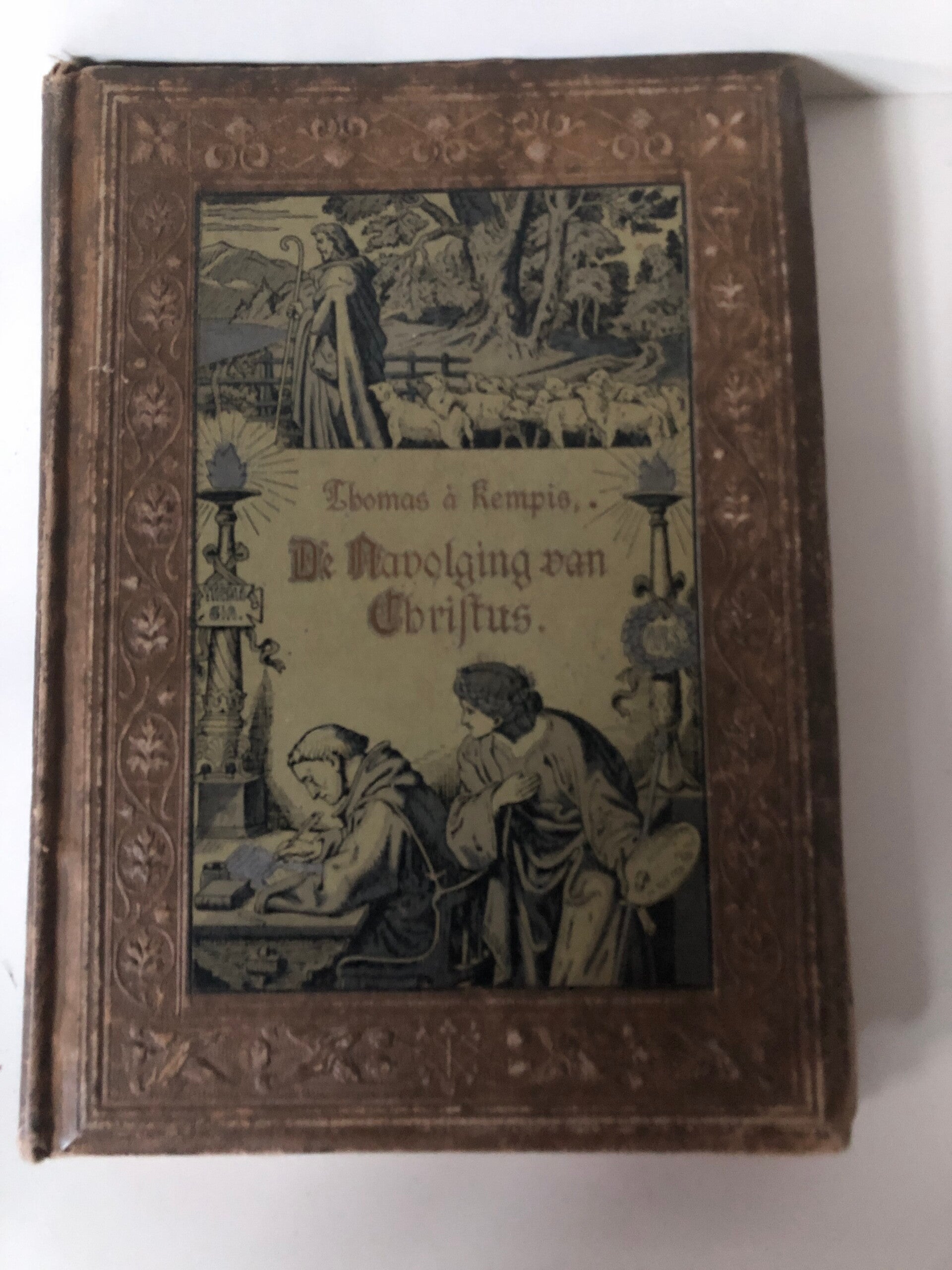 De Navolging van Christus. Door Thomas a Kempis.Met oorspronkelijke teekeningen van Joseph Ritter van Suhrich.