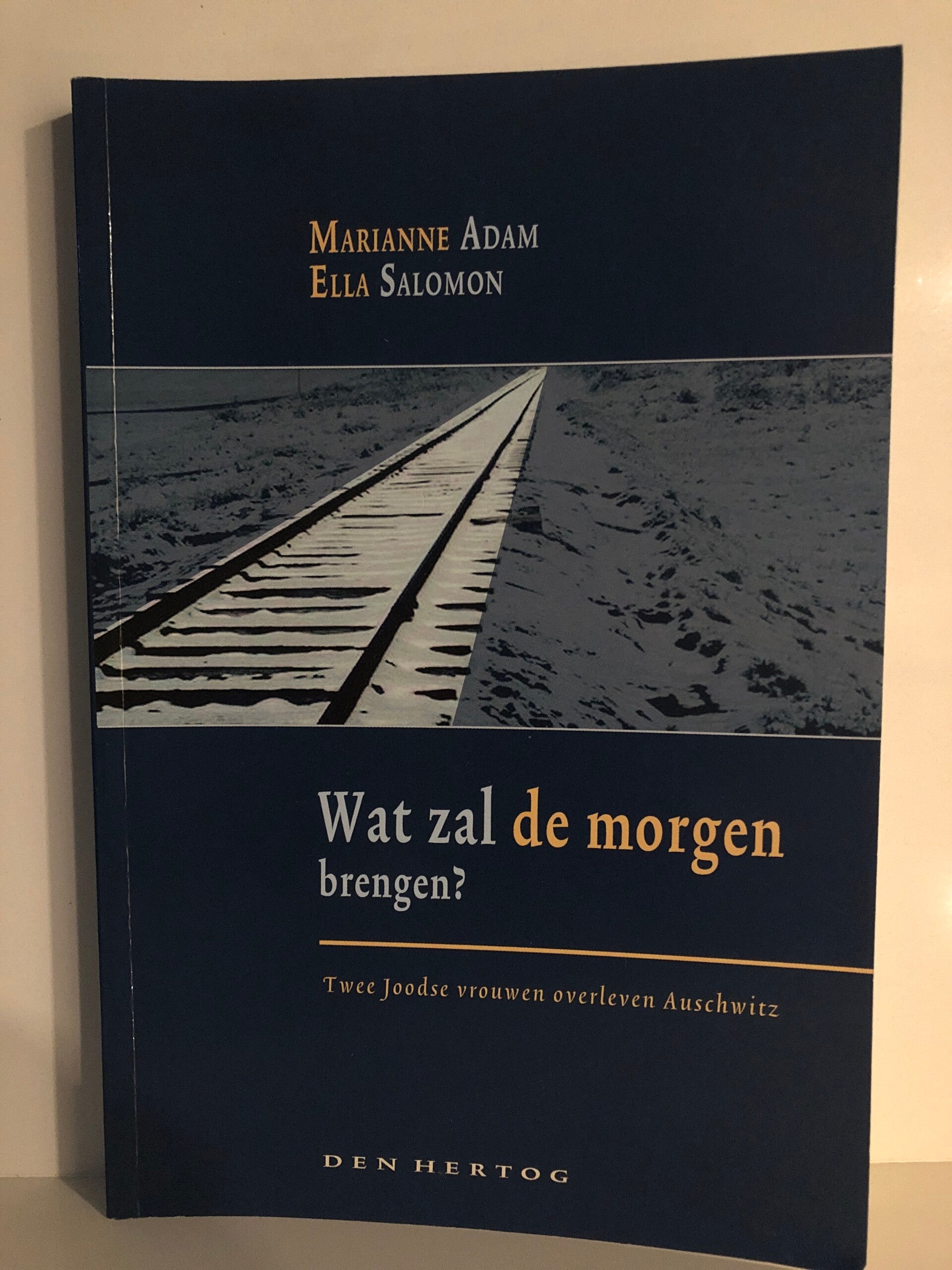 Wat zal de morgen brengen? twee joodse vrouwen overleven Auschwitz. Schrijver: marianne Adam/ Ella Salomon
