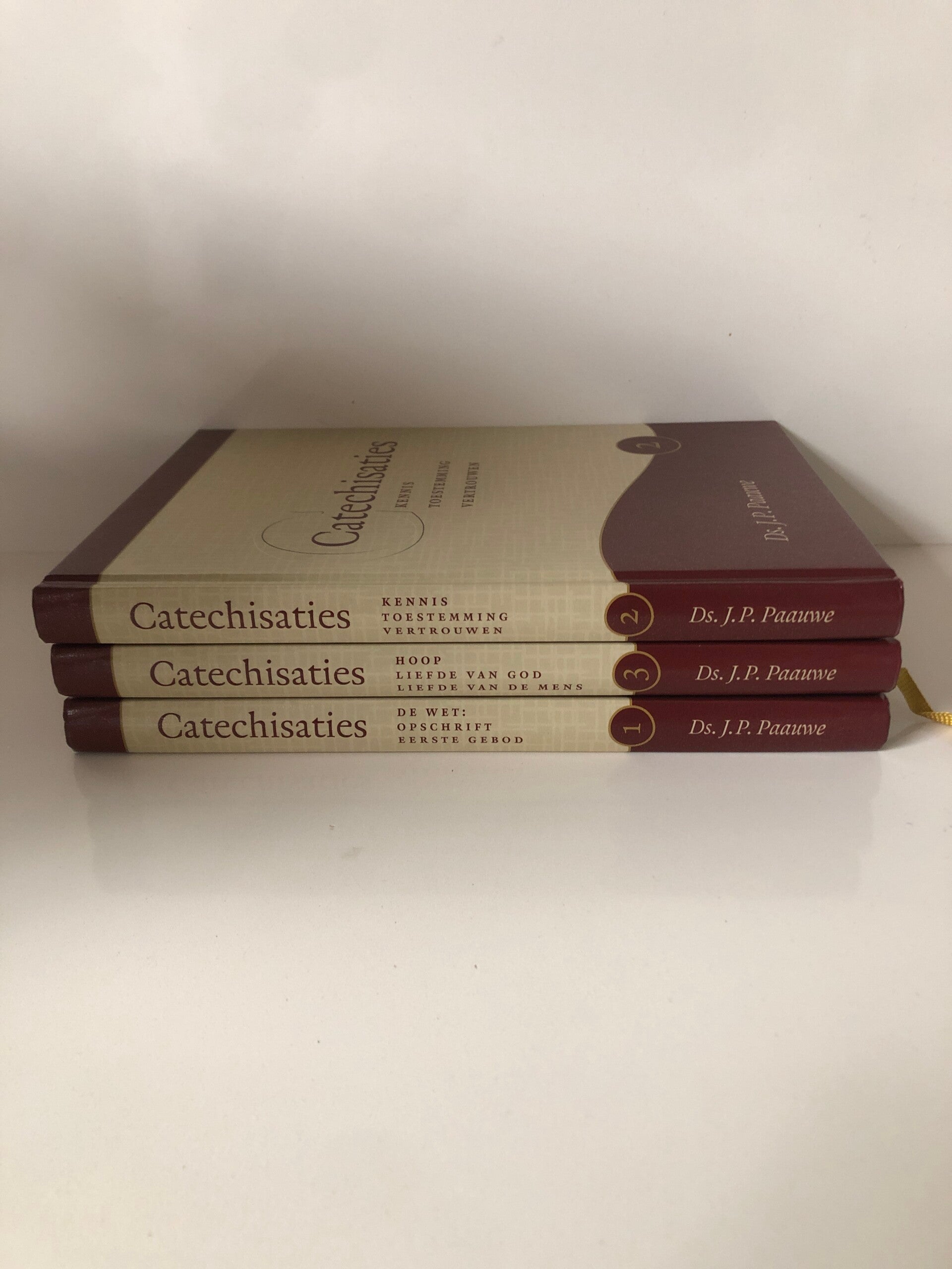 3 nieuwe boeken: Cathechisatie  deel 1/2/3  Schrijver: Ds. J.P.Paauwe
