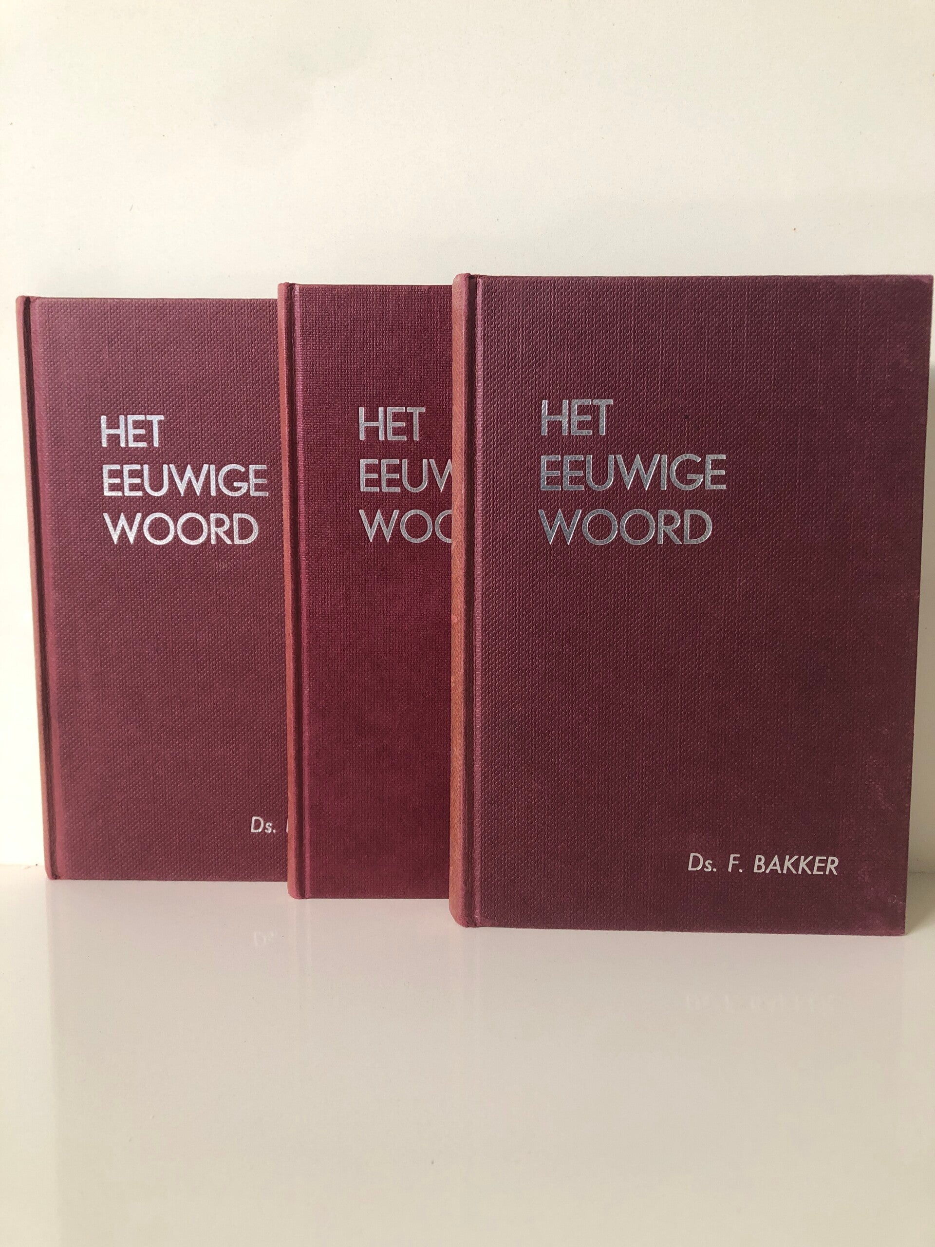 Het eeuwig woord. deel 1/II/III Schrijver: Ds. F.Bakker