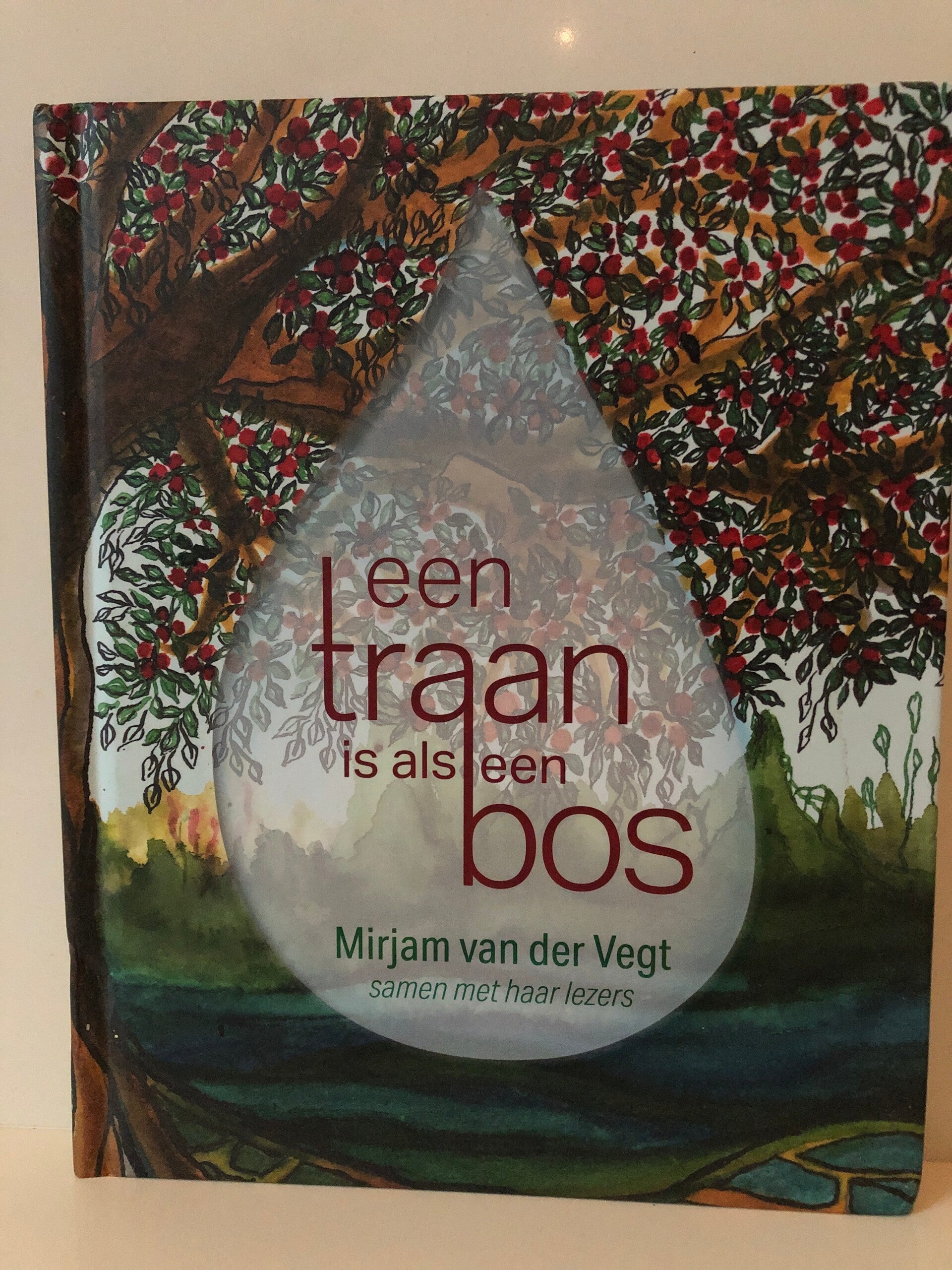 Een traan is als een bos. Schrijver: Mirjam van der Vegt en haar lezers.