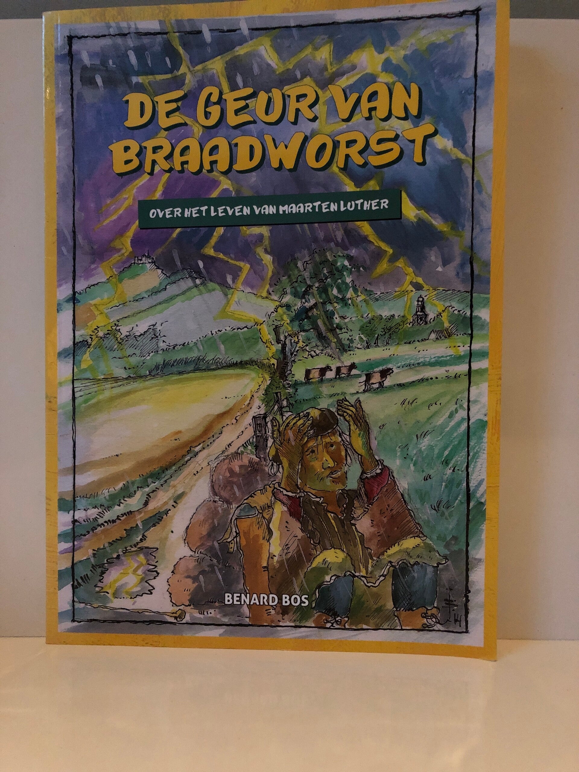 De geur van Braadworst. over het leven van Maarten Luther. Schrijver: bernard Bos.