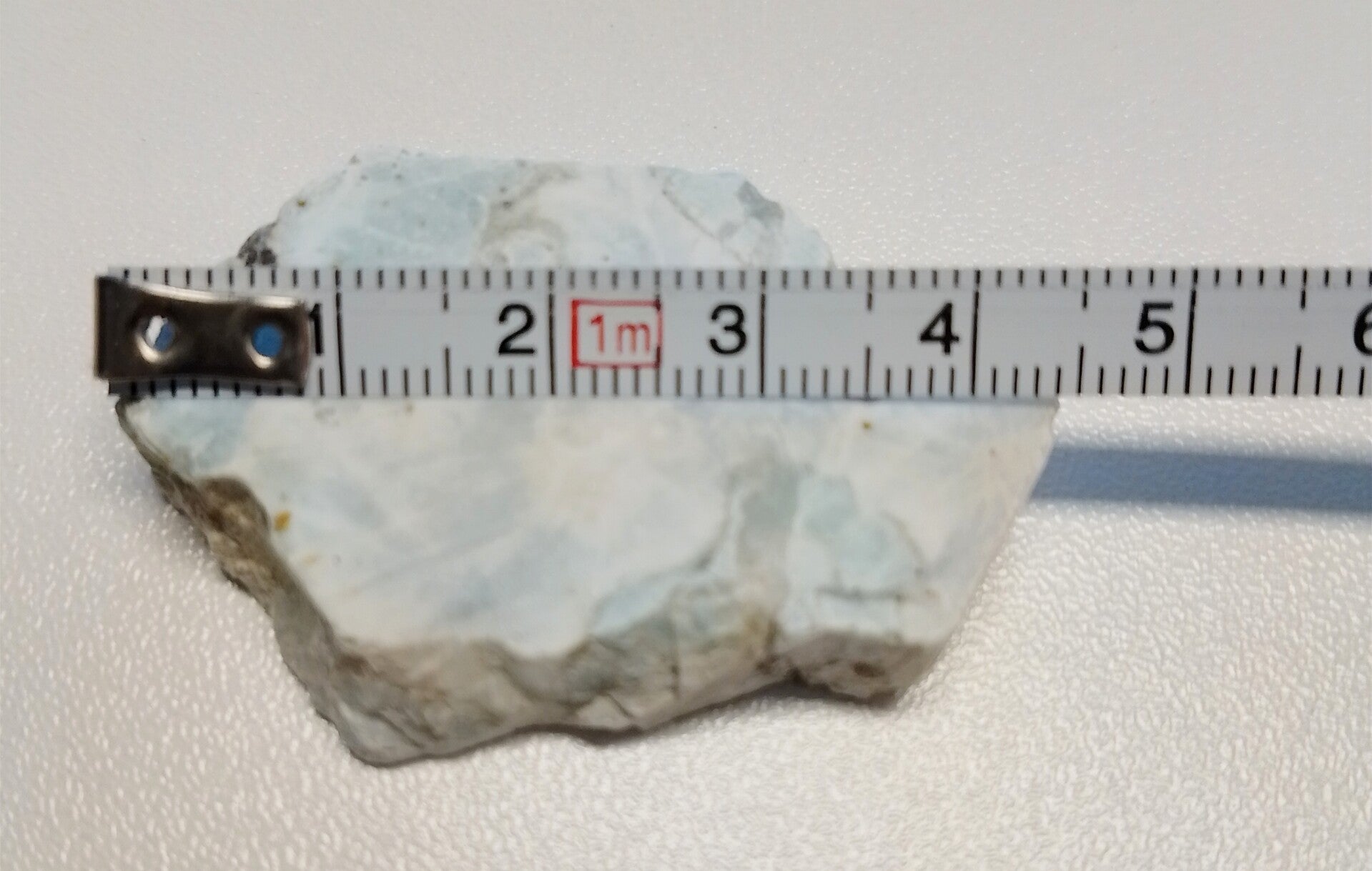 🔴 Larimar - 19 Gramm - Seltener als Gold - ca. 4,5 x 3 cm
