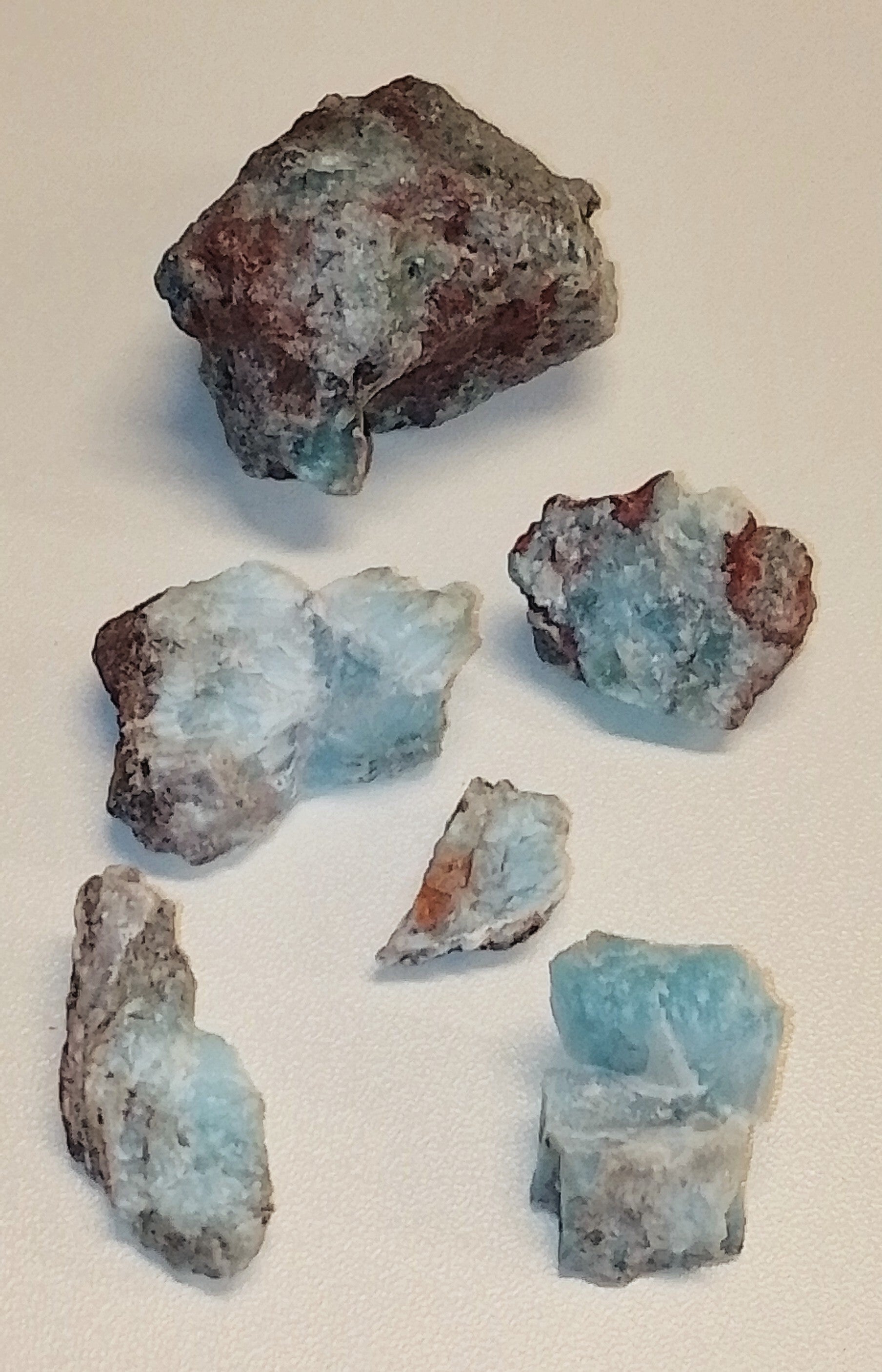 🔴 105 Gramm Larimar - seltener als Gold
