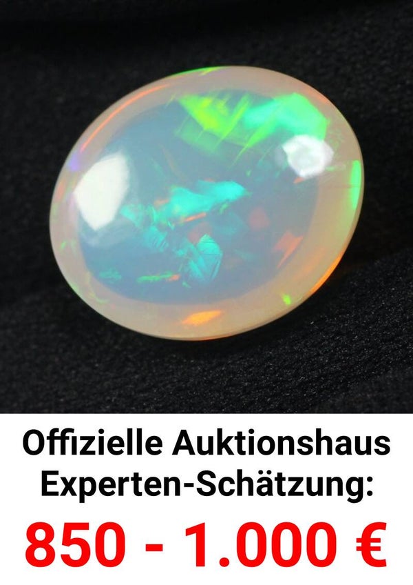 🔴 Natur-Opal 9 Karat mit Echtheits-Zertifikat aus Labor ICA