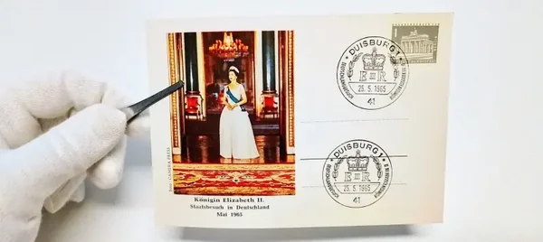 🔴 Seltenes Sammlerstück - Staatsbesuch Queen Elizabeth - Ca. 60 Jahre alt!