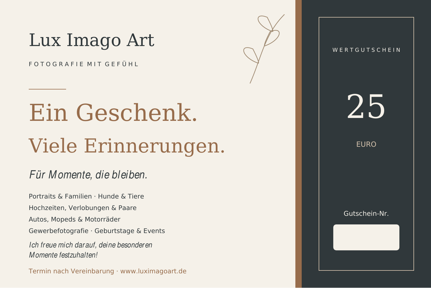Shooting-Wertgutschein 25 €