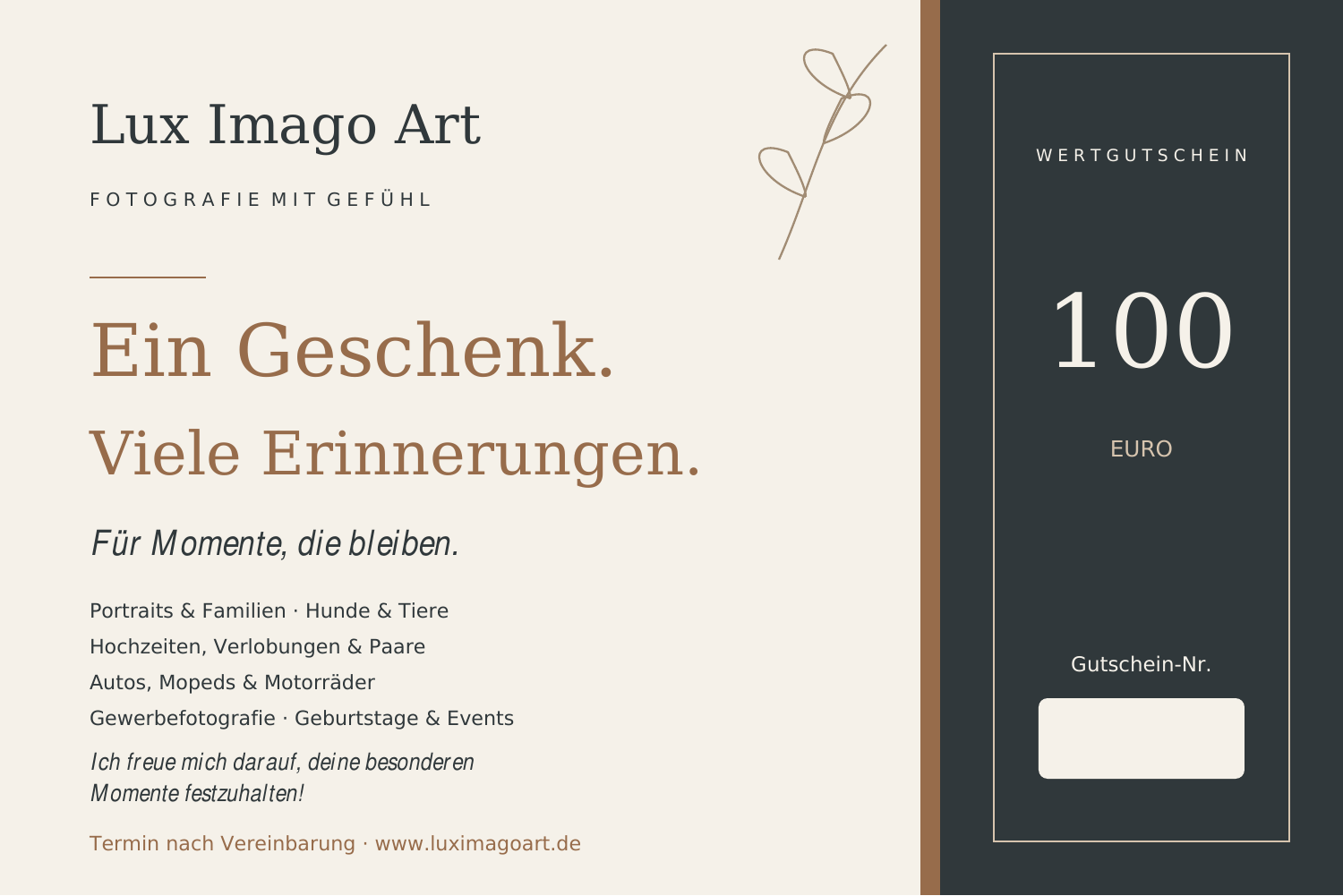 Shooting-Wertgutschein 100 €