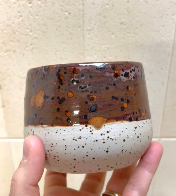 Grande tasse chocolat léopard