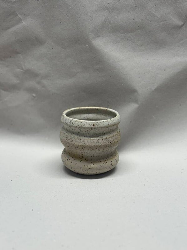 Tasse ondulée crème