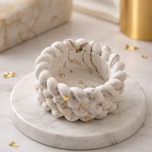 Rope tealight holder