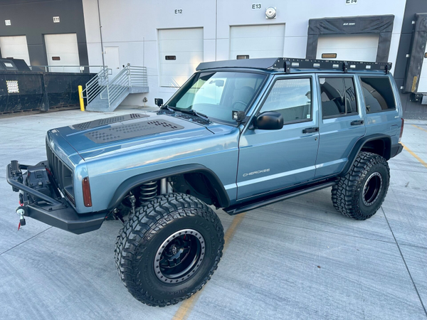 1998 Jeep Cherokee XJ - Gunmetal Blue