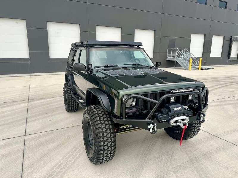 Moss Green Pearl 1997 Jeep Cherokee XJ | Hazard Buildz