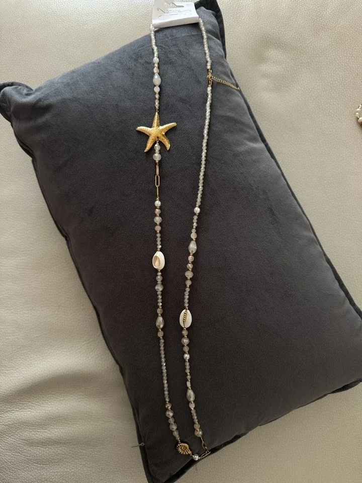 Collana lunga stella marina