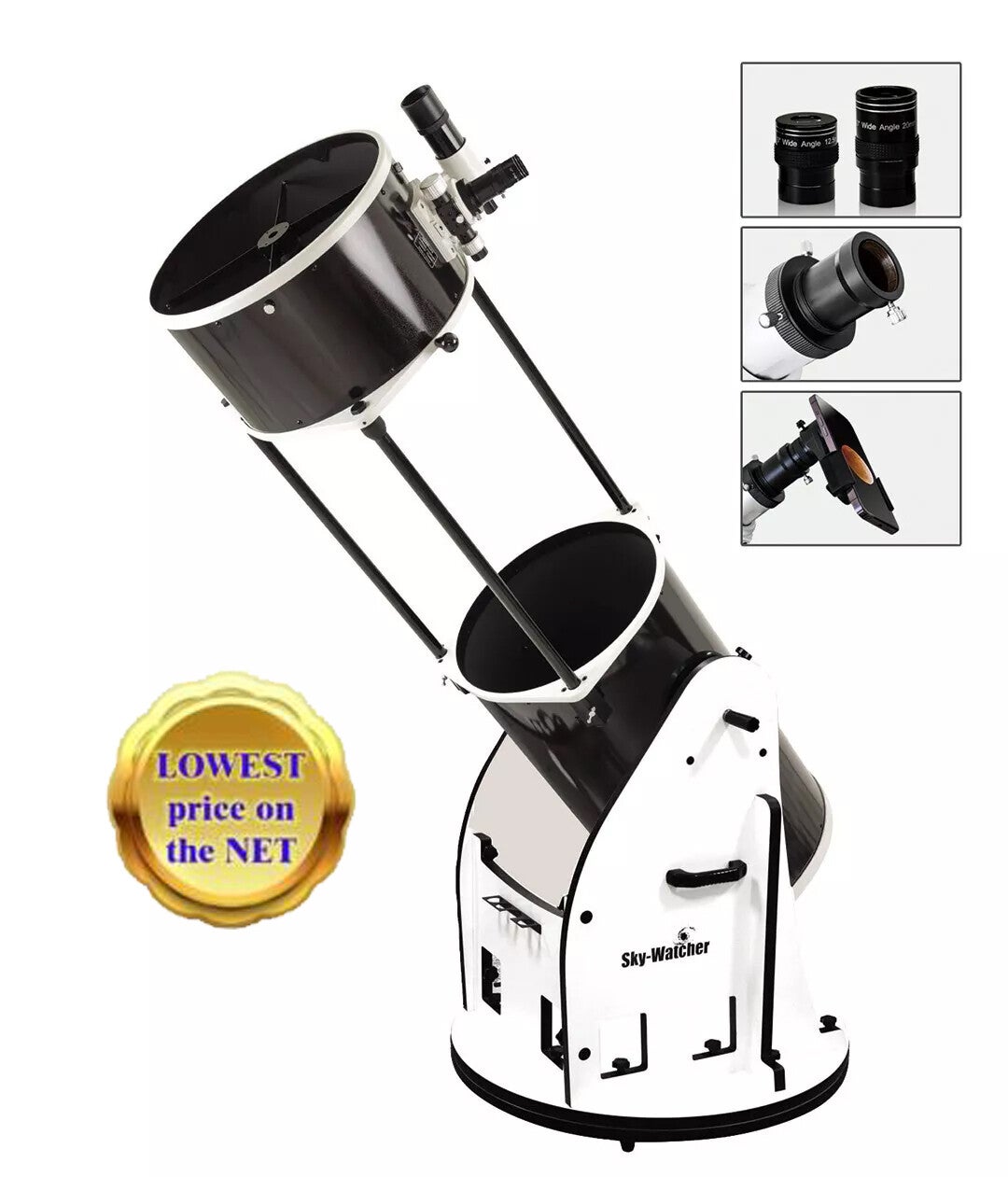 Skywatcher SKYLINER-250P FLEXTUBE™ 254MM (10") F/1200 PARABOLIC TRUSS-TUBE DOBSONIAN TELESCOPE