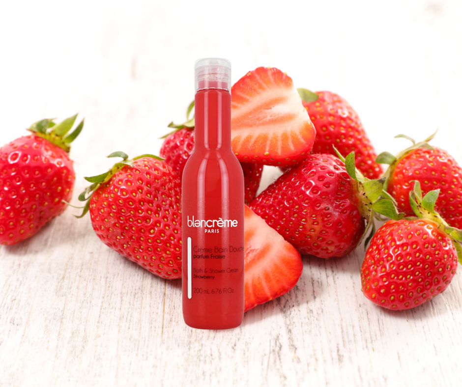 Crème Bain Douche met Aardbei
