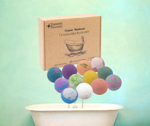 12XL natuurlijke badbruisballen