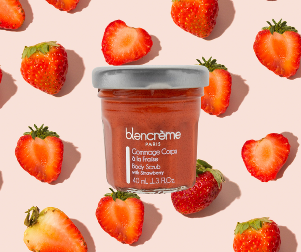 Bodyscrub met Aardbei