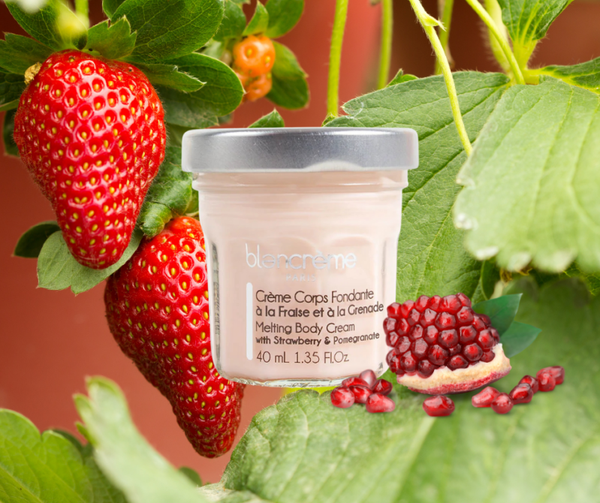 Bodycream met Aardbei en Granaatappel