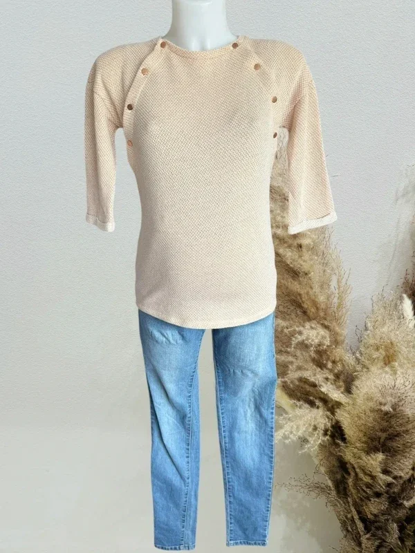 Pull de grossesse et d’allaitement T34/XS prémaman