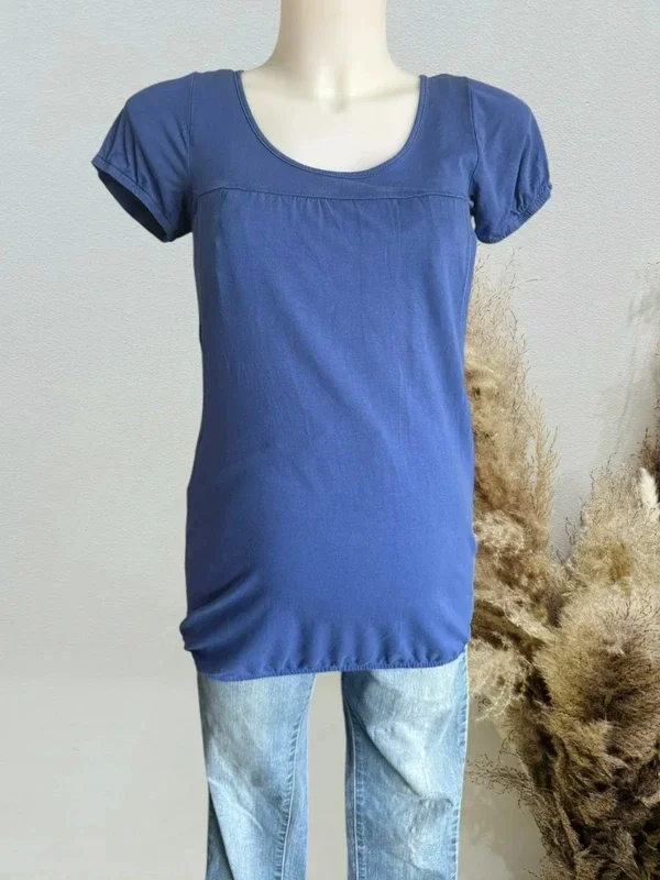 T-shirt d’allaitement bleu calinKalin 34/36
