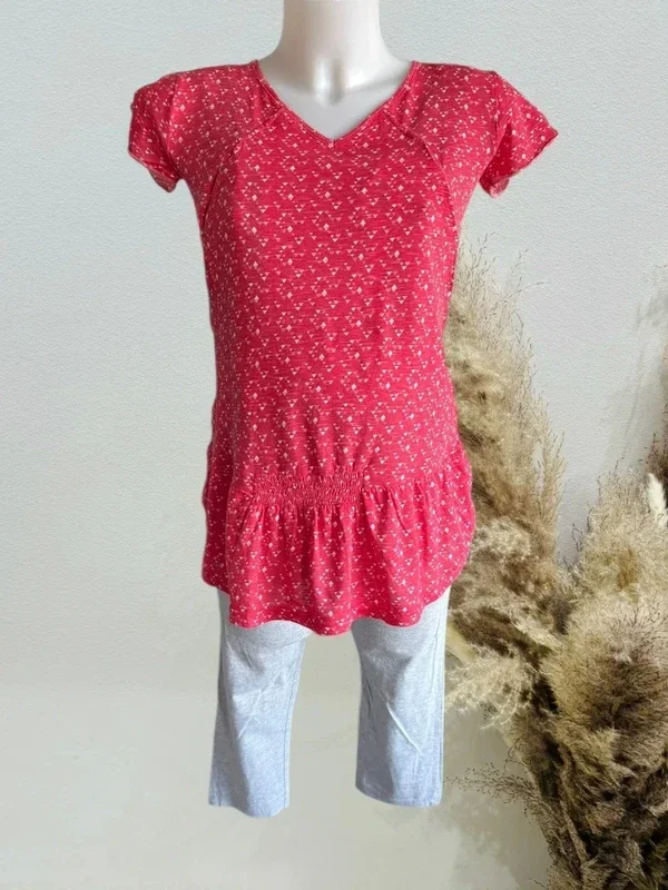 Ensemble pyjama de grossesse et allaitement T34/36 colline Verbaudet