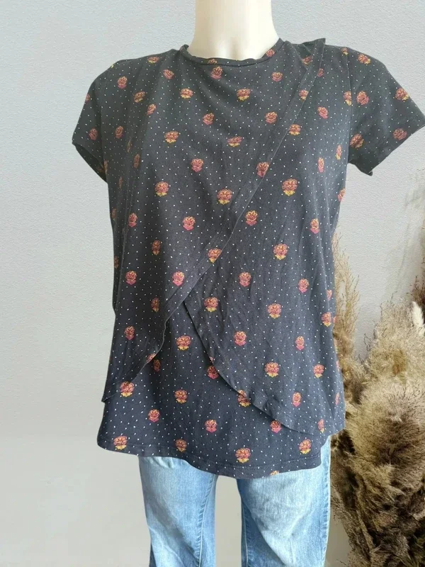 Haut Top t-shirt d allaitement et grossesse T36/S Gémo