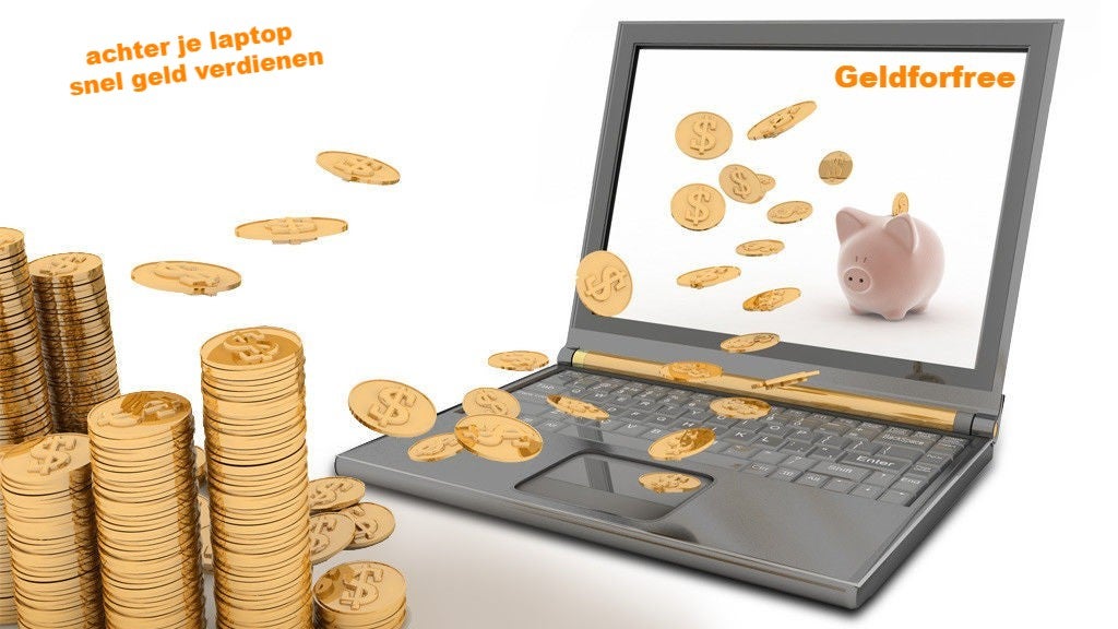 achter je laptop snel geld verdienen
