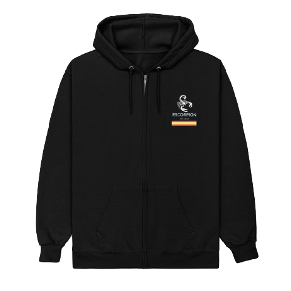 JET BLACK Zip Hoodie
