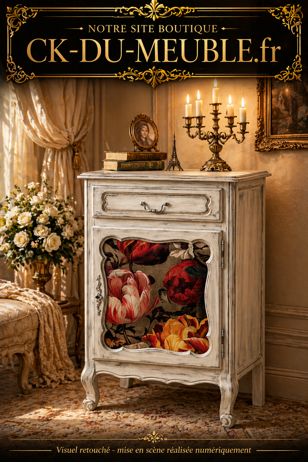 Chiffonnier “Élégance Florale”