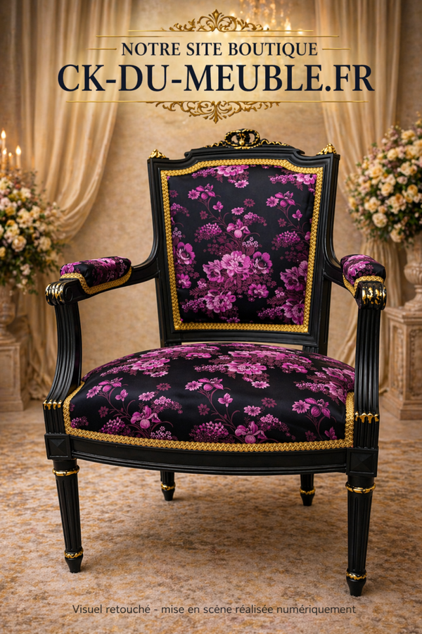 Fauteuil de style Louis XVI