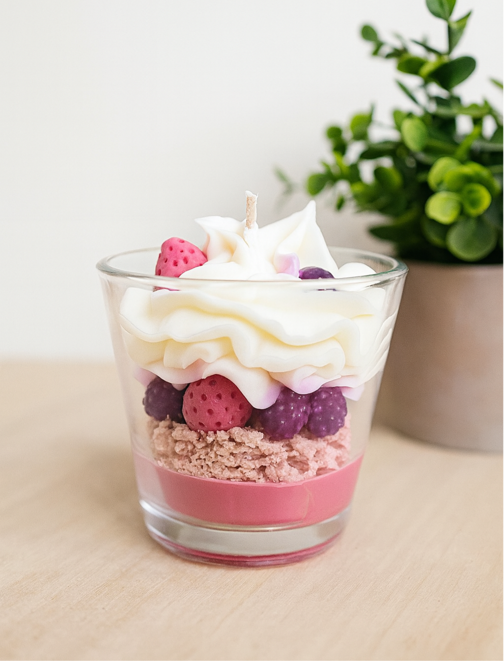 Bougie fruits rouges