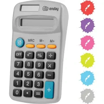 Gray Calculator - 6 pack
